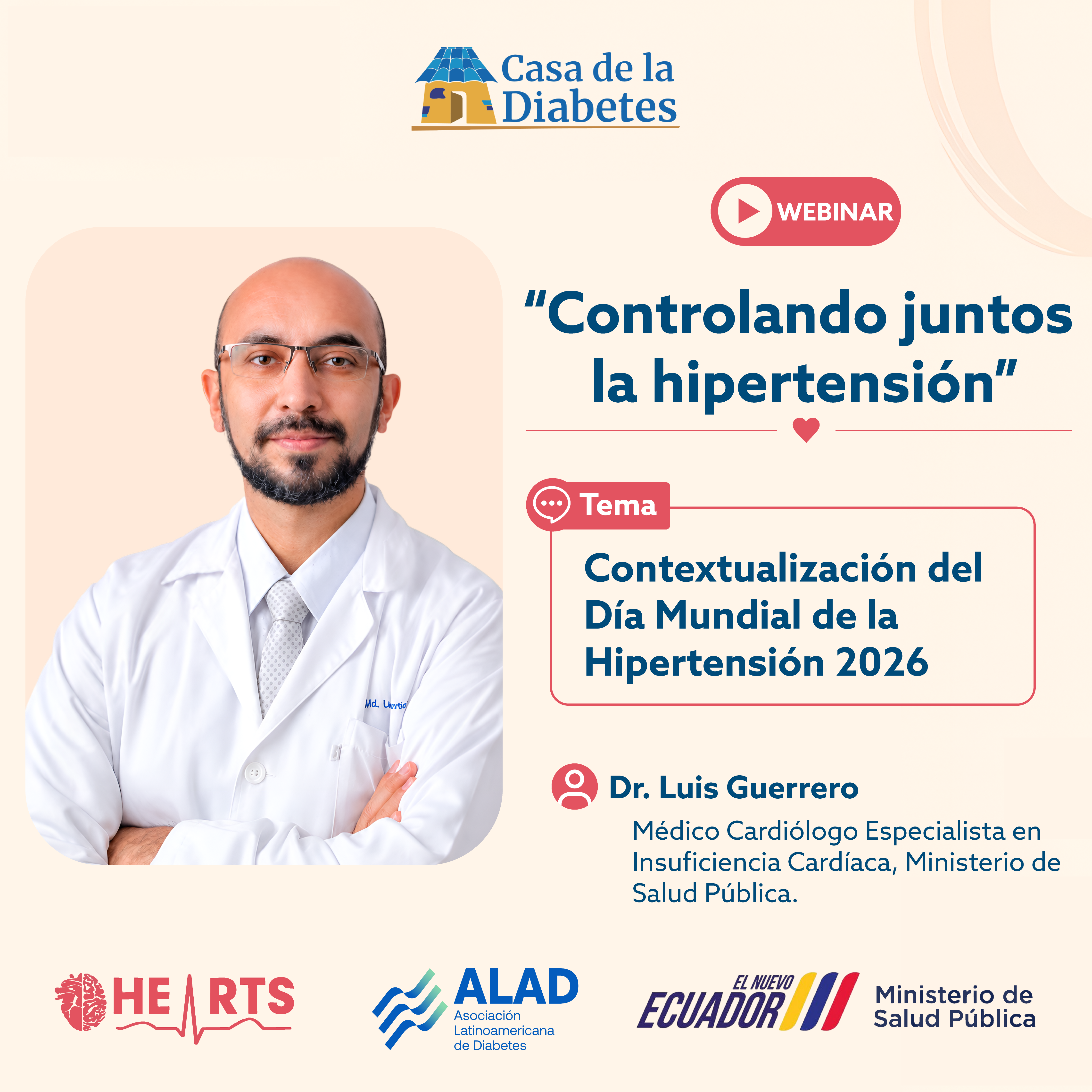 Ponente del webinar