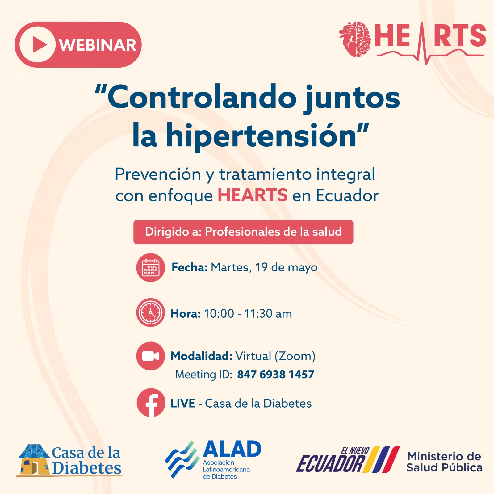 Invitación al Webinar de Hipertensión