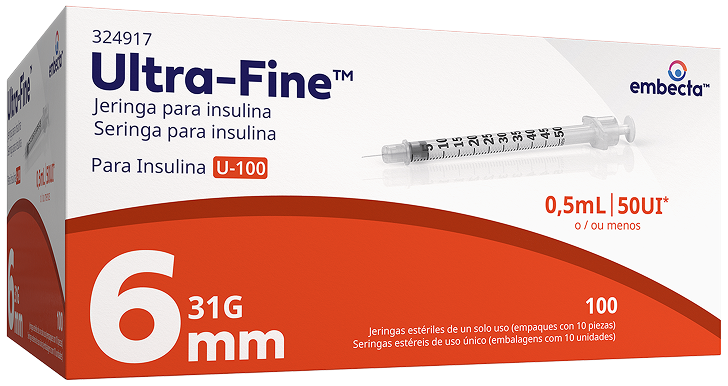 JERINGAS EMBECTA 50 U